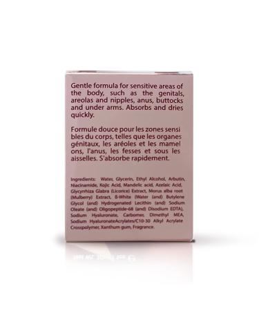 Lightenup Intimate Gel 1 fl oz - Brightening Cream for Inner Thighs, Bikini Area, Underarms - Dark Spot Remover with Kojic Acid, Niacinamide, Alpha Arbutin - Buy Online on SooperMarket.com