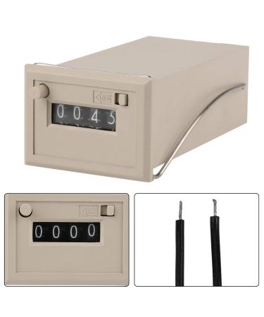 Electromagnetic Pulse Counter - 1 PC DC 24V CSK4-NKW 4 Digit Totalizer (0-9999) | International Shipping Available - Buy Online on SooperMarket.com