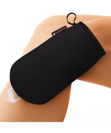 Ultimitt Black Self Tanning Applicator Mitt | Reusable Streak-Free Sunless Tan Application Glove | Indoor Bronzing Microfiber Cloth - Buy Online on SooperMarket.com