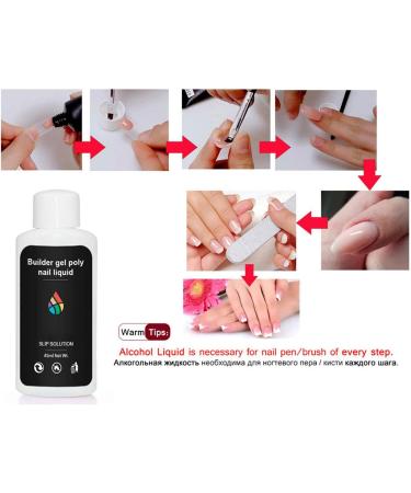 Vigcebit Gel-Poly Nail Fluid | Professional Slip Solution for Nail Extensions | Perfect for DIY Nail Art - Buy Online on SooperMarket.com