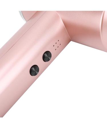 Travel Hair Dryer - Cordless Fast Drying Blow Dryer with 6 Speed Adjustment | Portable Rose Gold Hairdryer for Home & Camping (US Plug - Buy Online on SooperMarket.com