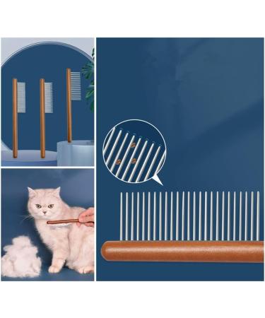 Cat Brush 3 Pcs Solid Wood Pet Comb Grooming Tool Dog Flea Comb Pet Combs Suitable for Cats Dogs Rabbits and Other Pets Grooming Long Hair Hair Cleaning and Flea Cleaning - Buy Online on SooperMarket.com
