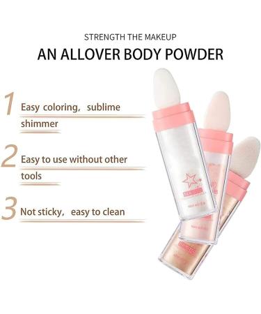 Fairy Highlighter Stick - Natural Brightening 3D Repair Powder for Face, Body & Stage Makeup - White - Buy Online on SooperMarket.com