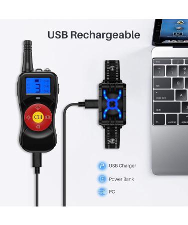 Anti Barking Dog Collars Citronella Dog Collar for Barking with Remote Smart Anti Bark Collar with 4 Training Modes Rechargeable Safe Citronella Spray Dog Barking Collar for Small Medium Large Dogs Black#XG03 - Buy Online on SooperMarket.com