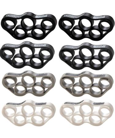Finger Strengthener Hand Resistance Bands - Improve Grips Performance with 8pcs Finger Exerciser for Grip Strength Trainer and Muscle Exercises (4 Levels 6.6lb, 8.8lb, 11lb, 13.2lb) - Buy Online on SooperMarket.com