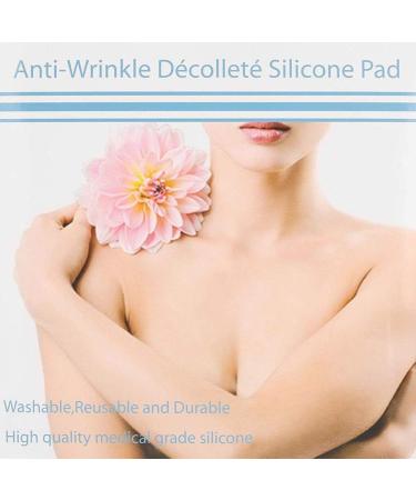 Silicone Heart-Shaped Chest Wrinkle Patch | Anti Cleavage Wrinkles Pad | Reusable Overnight Treatment - Buy Online on SooperMarket.com