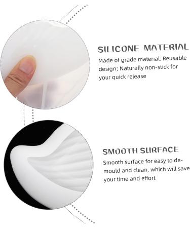 Operitacx Chic Unique Plate Tray Ocean Mold Storage Series Diy Durable Mould Creative Silicone Craft Safe As Shown medium - Buy Online on SooperMarket.com