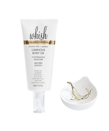 Whish Coconut Milk + Verbena Body Oil | Moisturizing Quick-Drying & Paraben-Free - Shop Internationally - Buy Online on SooperMarket.com
