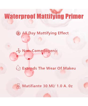 Oil absorber extreme matte alkaline primer oil absorber makeup primer waterproof and sweat-proof matte primer suitable for all skin types 3pcs - Buy Online on SooperMarket.com