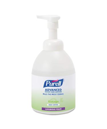 PURELL Advanced Hand Sanitizer Green Certified Foam EcoLogo Certified 535 mL Sanitizer Pump Bottle (Pack of 4) - 5791-04