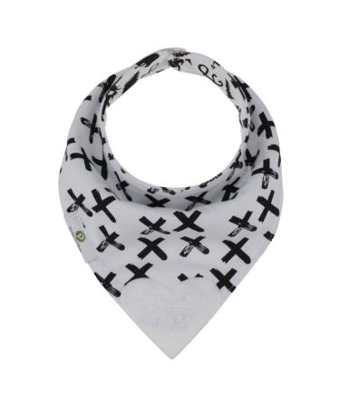 Pickle & Olive Reversible Baby Teething Bibs with Heart Shaped Teether - Monochrome (Set of 2) - Buy Online on SooperMarket.com