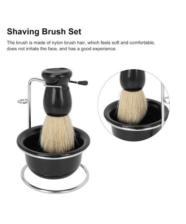 3pcs Professional Beard Shaving Brush Set - Manual Shaving Brush Bowl & Stand Kit for a Perfect Shave | International Shipping - Buy Online on SooperMarket.com
