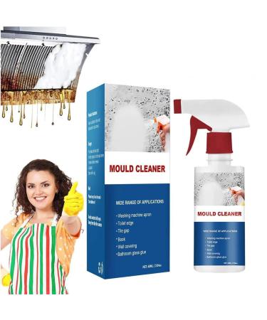 Quick-Acting Foaming Stain Remover Spray Cleaner Foam Mould Cleaner Spray Mildew Cleaner Foam Household Removal Foam Spray for Kitchen Bathroom (1pcs)