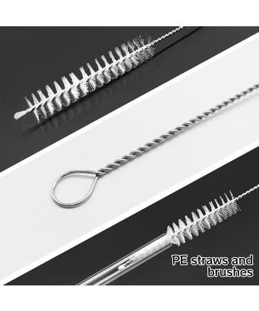 4Pcs Replacement Straws Reusable Straws for Stanley Water Bottles Compatible 30oz 20oz 14oz Tumbler with Cleaning Brush Plastic(Clear) - Buy Online on SooperMarket.com