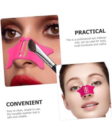 Angoily Eyeliner Eyeshadow Reusable Eyeliner Tool Silicone Eyeliner Stencils Eye Protection Nose - Buy Online on SooperMarket.com