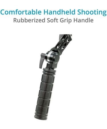 Camtree Hunt Quick Mount Universal Rosette Handle Set for ARRI Standard Rosette Rigs | Comfortable Rubber Handgrip, 15mm Rails, Multiple Angle Adjustments (CH-QM-H) - Buy Online on SooperMarket.com