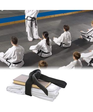 KRISMYA Black Karate Belt - 280 CM Solid Rank Martial Arts Belt for Taekwondo, Judo, and Karate - Buy Online on SooperMarket.com