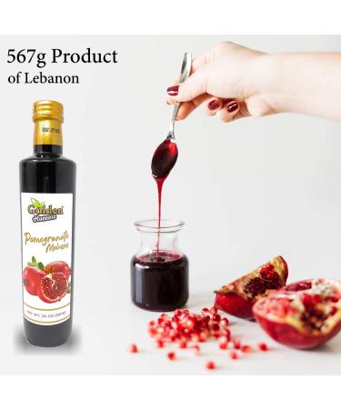 Golden Harvest Pomegranate Molasses 100% Natural Fruit Juice - Mediterranean Cuisine Essential from Lebanon - 20 Oz - Buy Online on SooperMarket.com
