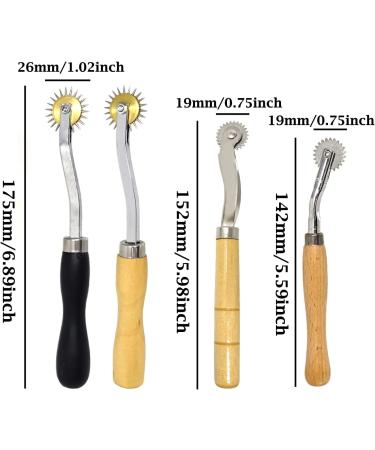 Honbay 4PCS Sewing Tracing Wheel Set for Professional Stitch Marking and Leathercraft - Buy Online on SooperMarket.com