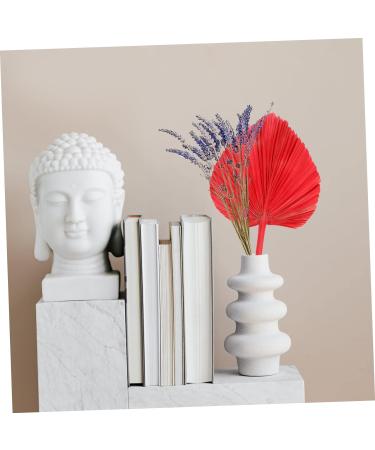 Alipis Simulated Cattail Fan Wedding Layout Palm Leaf Dried Palm Spears Home D cor Vase Art Ornament Faux Plant Italian Ruscus Woven Hand Held Fan Decor Fans Palm Leaves Hamster Monstera Red 50x28cm - Buy Online on SooperMarket.com