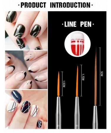Yimart 20PCS Nail Art Dotting Painting Brush Pen Set for Design and Polish - Buy Online on SooperMarket.com