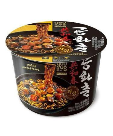 Youus Gonghwachun Korean Jjajang Ramen Jajangmyeon Instant Bowl Noodle with Black Bean Sauce 160g
