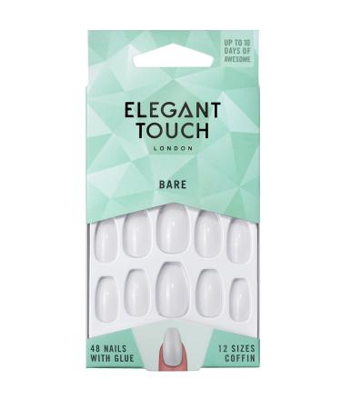 Elegant Touch Bare Nails Coffin