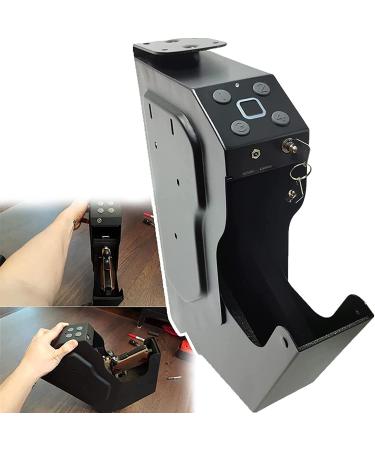 Fingerprint lock Safe weapon-safe weapon box wall pistol weapon cabinet 3-in-1 pistol safe (fingerprint biometric + password + replacement key) for safe home security