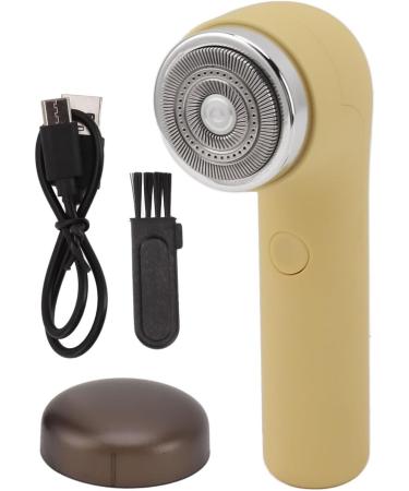 AYNEFY Portable Mini Beard Trimmer - Fast Motor Hair Remover for Travel | Compact & Lightweight | USB Cable Included (Yellow - Buy Online on SooperMarket.com