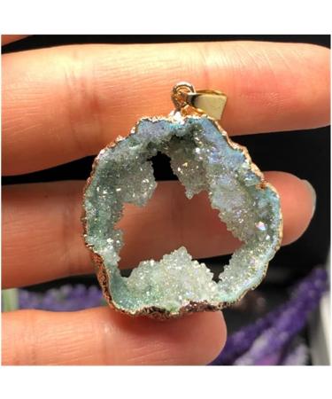 Crystal Rough Natural Crystal Rough Natural Blue Crystal Original Stone Crystal Necklace - Buy Online on SooperMarket.com