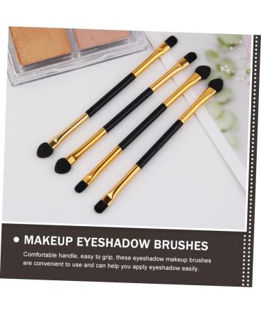 PLAFOPE 45 Pcs Eye Shadow Brush Eye Shadow Applicator Double Ended Eyeshadow Brush Blending Sponge Fiber - Buy Online on SooperMarket.com