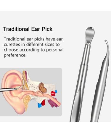 WNPXQNT 7Pcs/Set Ear Wax Pickers Steel Earpick Ear Cleaner Set - Ear Care Tool for Safe and Effective Wax Removal - Buy Online on SooperMarket.com