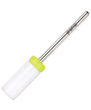 PANA Professional 3/32 Shank Size - Flat Top Small Barrel White Ceramic Bit - Nail Drill Bit for Dremel Machine