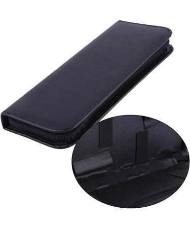 Professional Pu Leather Zipper 2 Scissors Pouch Box Hairdressing Scissors Tool Bag Thinning Shears Kit Premium Shears for Hair Cutting - Buy Online on SooperMarket.com