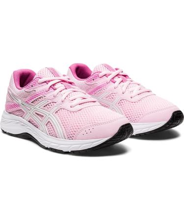 ASICS Kid's Contend 6 Grade School Running Shoes - Size 1.5 Big Kid - Cotton Candy/White - Buy Online on SooperMarket.com