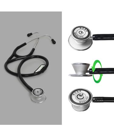 Stethoscope for Doctors & Nurses - Lightweight Dual Head Silver Coated with Flexible Tube & Soft Ear Knobs - Buy Online on SooperMarket.com