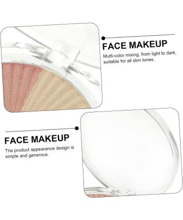 BELLIFFY 1 Box Highlight Powder Highlighting Highlighter Compact Powder Shimmer Powder for Face Plastic Shell - Buy Online on SooperMarket.com