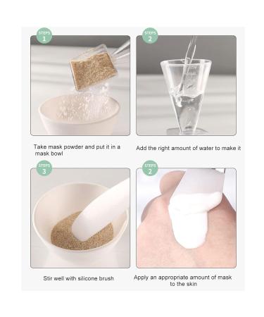Easy Clean Face Mask Bowl Set | Reusable Silicone Mixing Bowls & Soft Brushes for DIY Masks Exfoliants & Lotions - International Shipping Available - Buy Online on SooperMarket.com