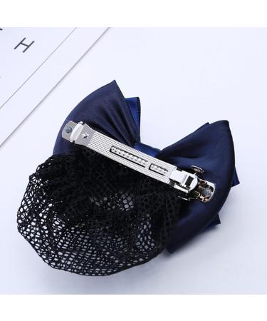 BEALIFE Elegant And Professional Snood Net Bow Hair Net For Stylish Hairdos Professional Hair Plate Mesh Pocket Cloth Good Gifts Two Bows-wine red - Buy Online on SooperMarket.com