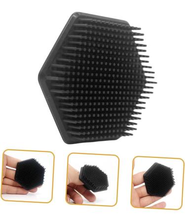 Buy NOLITOY Silicone Hair Massage Brush & Bath Scrubber - Exfoliate & Relax Anywhere - Buy Online on SooperMarket.com