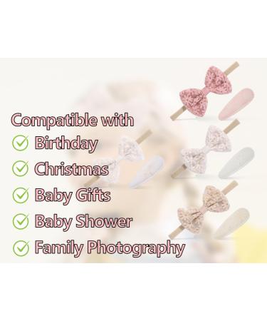 Shop Capsing 8-Piece Baby Girls Front Belts Set with Headgear & Hair Clips - Elastic Turban Hair Bands Included - International Shipping Available - Buy Online on SooperMarket.com