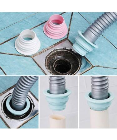 JZK 4X Plastic Deodorant sealing plug for kitchen drain pipe Washing Machine drain pipe seal Bathroom basin sink drain hose seal kitchen waste pipe seal ring - Buy Online on SooperMarket.com