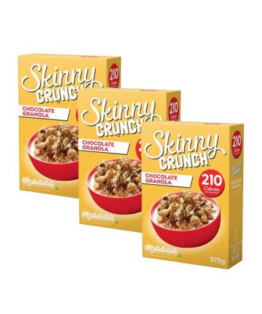 3 x 320g Chocolate Granola Breakfast Cereal Fibre Vitamins Calcium Morning Meal Snack