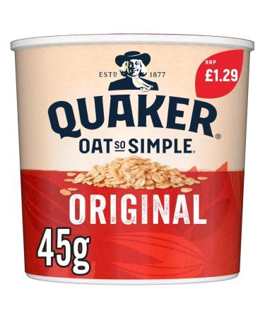 Quaker Oat So Simple Original Pot 8 x 45g PMP
