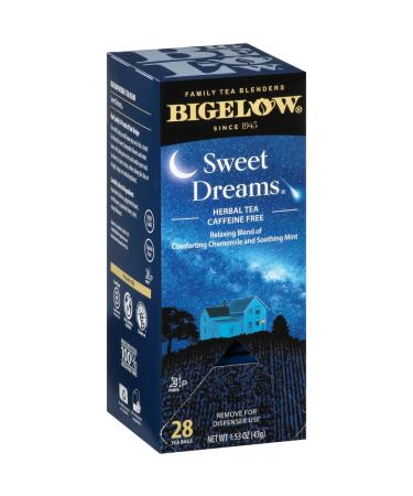 Bigelow Sweet Dreams Herbal Tea - 28 Count | Relaxing Bedtime Tea - Buy Online on SooperMarket.com