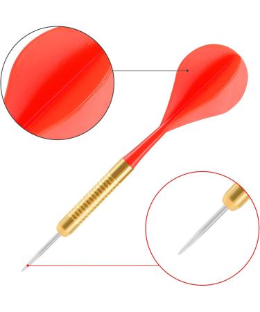 Accmor 18 Pcs Steel Tip Darts Set for Bar Dart, Metal Darts for Dartboard - Buy Online on SooperMarket.com