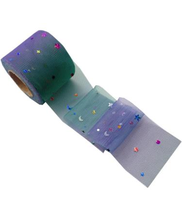 Hemoton 2pcs Lace Fabric Lace Trim Tulle Ribbon Sheer Ribbon Tutu Ribbon Gauze Ribbon Skirt Spool Purplex2pcs 6x6x6cmx2pcs - Buy Online on SooperMarket.com