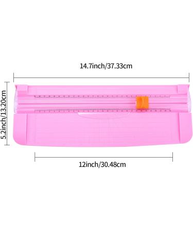 Portable Paper Cutter Guillotine Paper Trimmer Scrapbooking with Security Safeguard for Standard Cutting of A2 A3 A4 A5 Paper  Photos or Labels - Pink - Buy Online on SooperMarket.com