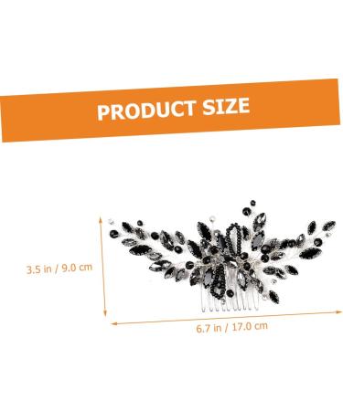Bridal Hair Comb Crystal Wedding Headpiece Elegant Hair Accessories for Brides Bridesmaids and Proms Sparkling Rhinestone Hair Decor for Special Occasions - Buy Online on SooperMarket.com