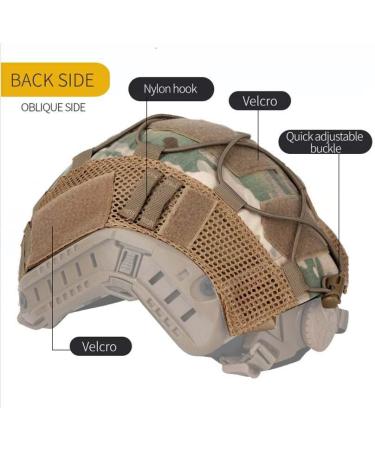 Blueana Tactical Helmet - Airsoft Military Fast Helmet Camouflage Cover (Size M) - Buy Online on SooperMarket.com